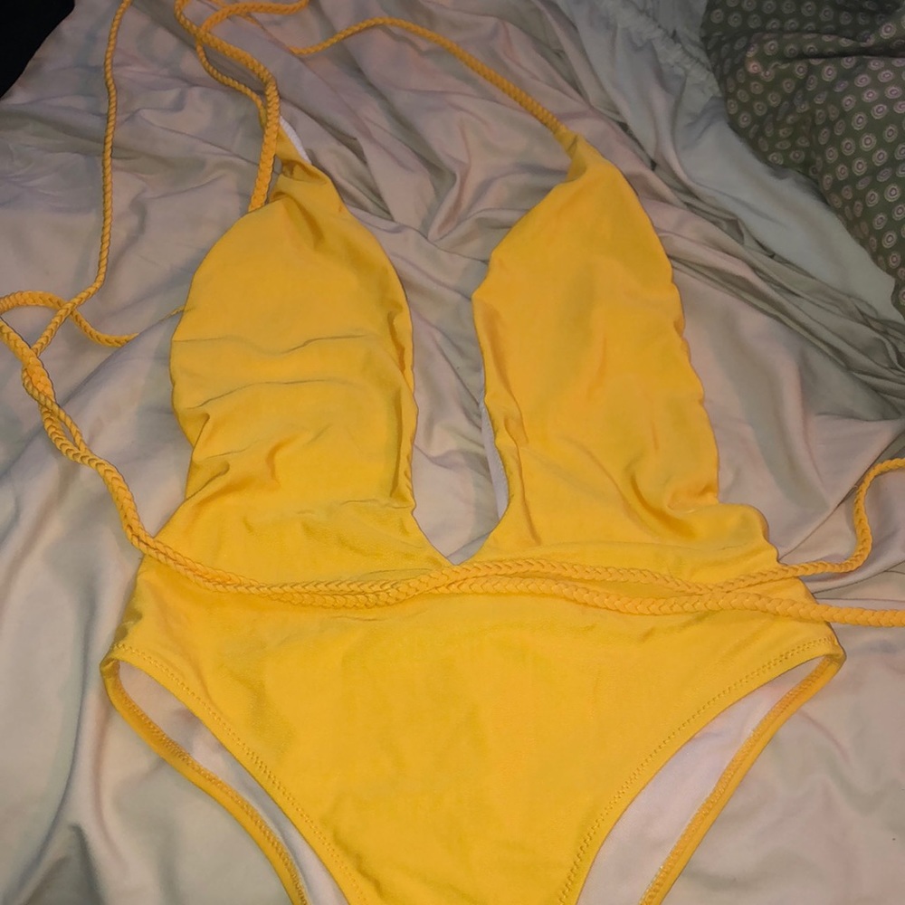 one piece tie bathing suit